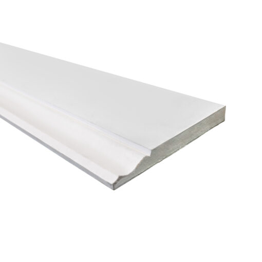 Ogee Primed White Skirting Board