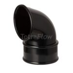 Tetraflow Half Round Black D/P Shoe