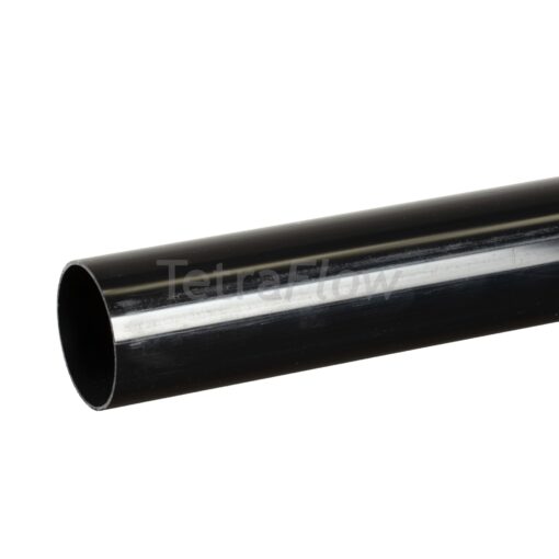 Tetraflow Halfround Black Down Pipe