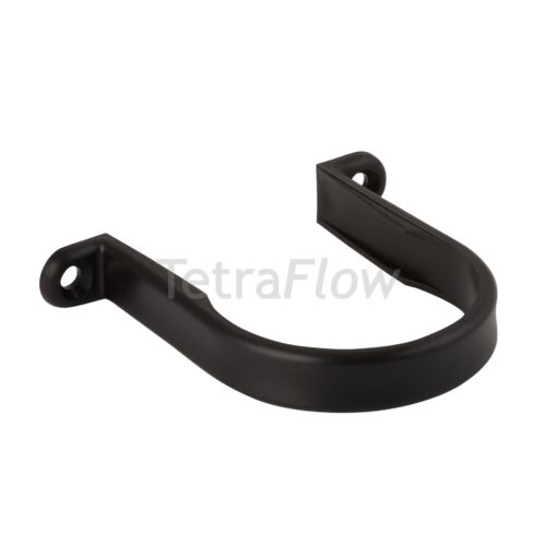 Tetraflow Halfround Black D/P Pipe Clip