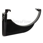 Tetraflow Half Round Black Fascia Bracket