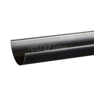 Tetraflow Halfround Black Gutter