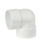 Tetraflow 32mm Knuckle 90' Bend White