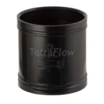 Tetraflow 50mm Straight Coupling Black