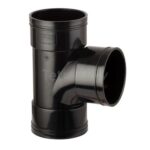 Tetraflow 92' Triple Socket Branch 110mm Black