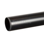 Tetraflow 3m Plain End Pipe 110mm Black