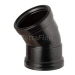 Tetraflow 110mm Double Socket Branch 135' Pushfit Black