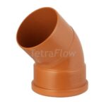 Tetraflow U/G 110mm Bend 45' Single Socket